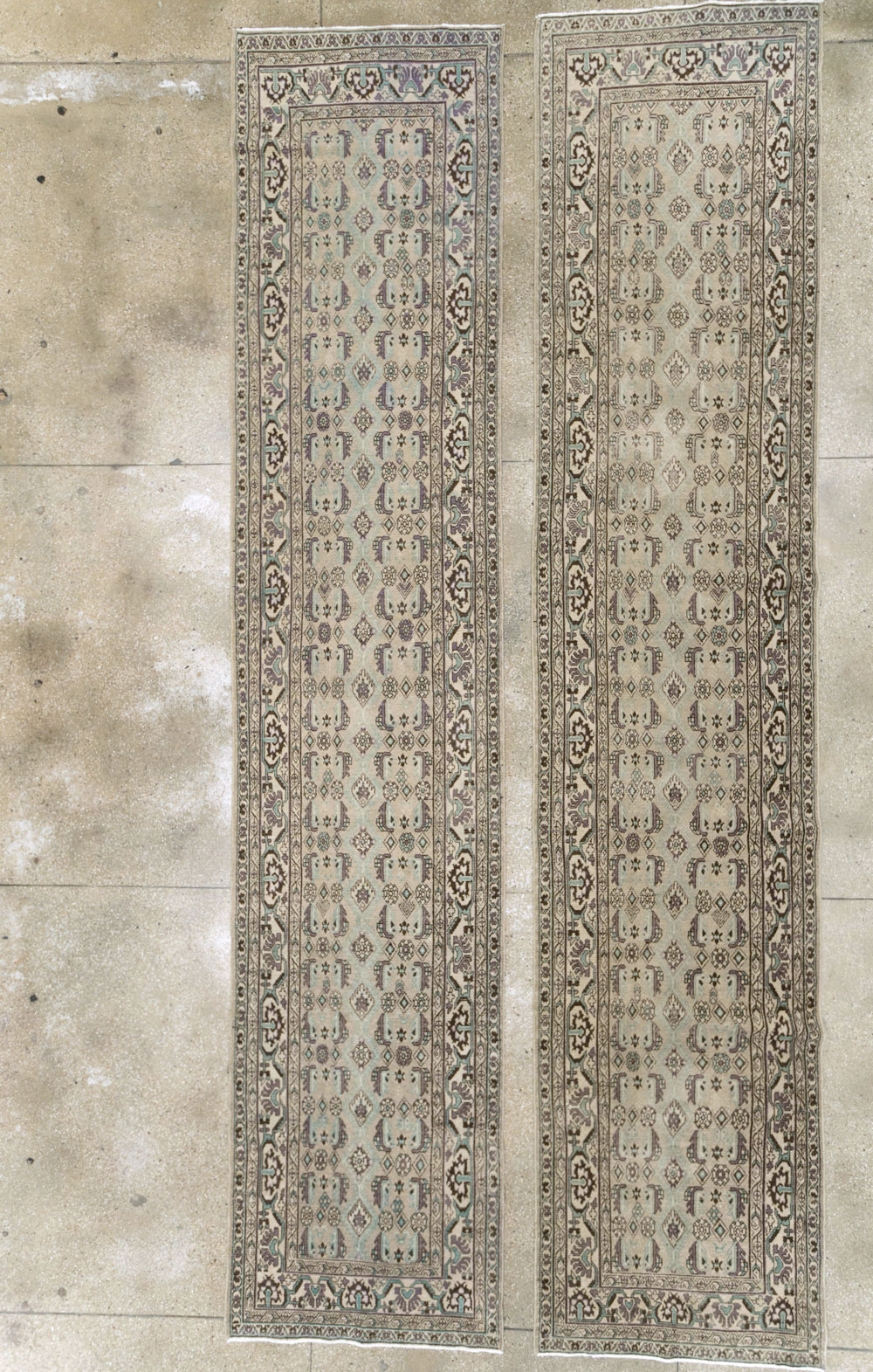 Vintage Persian Malayer Runner (Pair: 2 of 2), No.24719 - Galerie Shabab