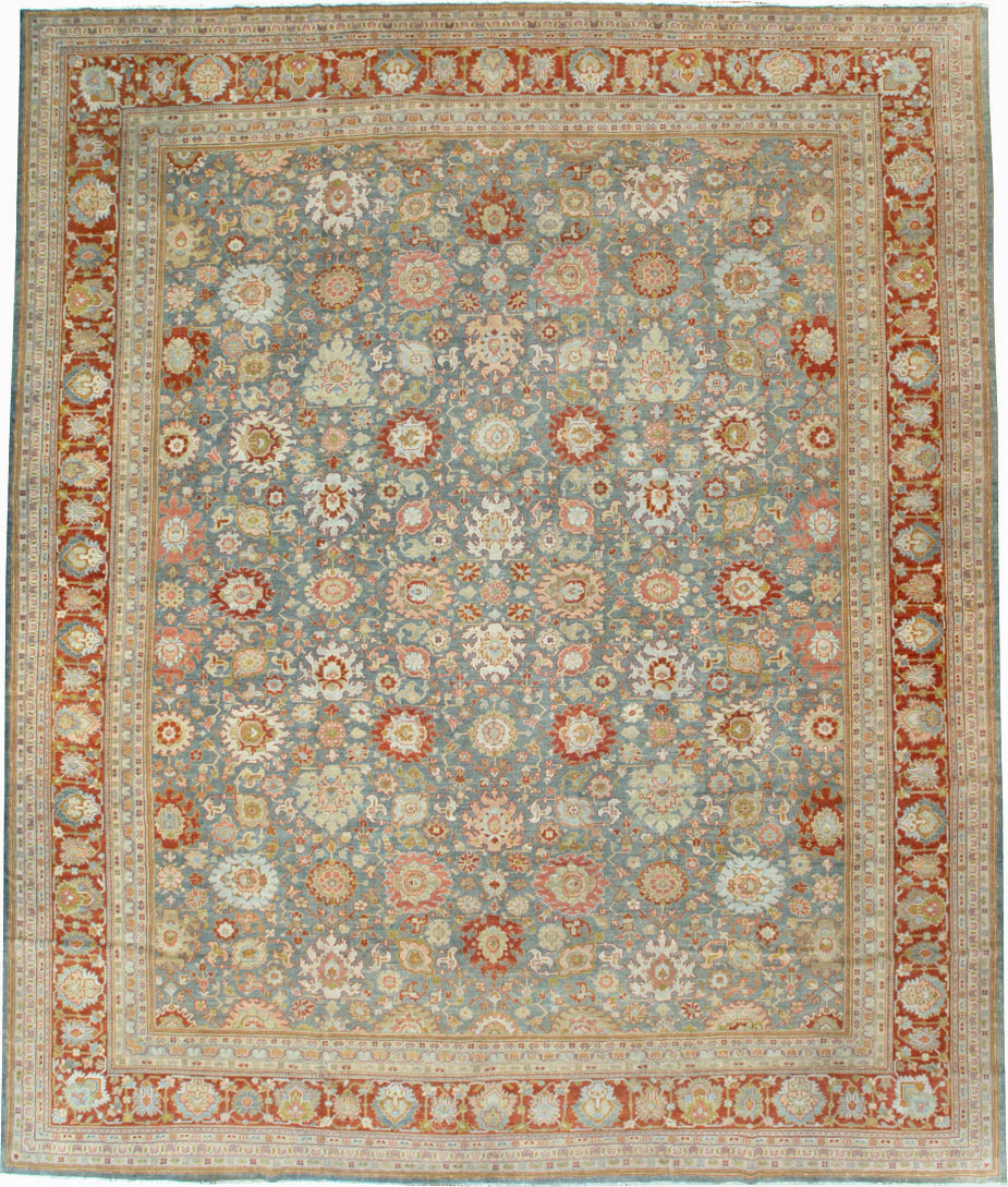 Antique Persian Mahal Carpet, No.24722 - Galerie Shabab