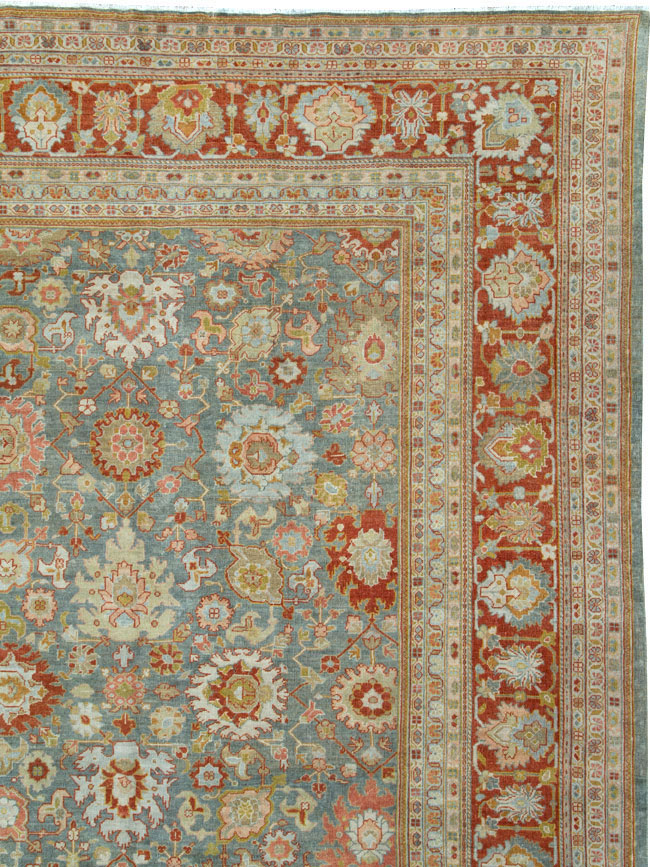 Antique Persian Mahal Carpet, No.24722 - Galerie Shabab