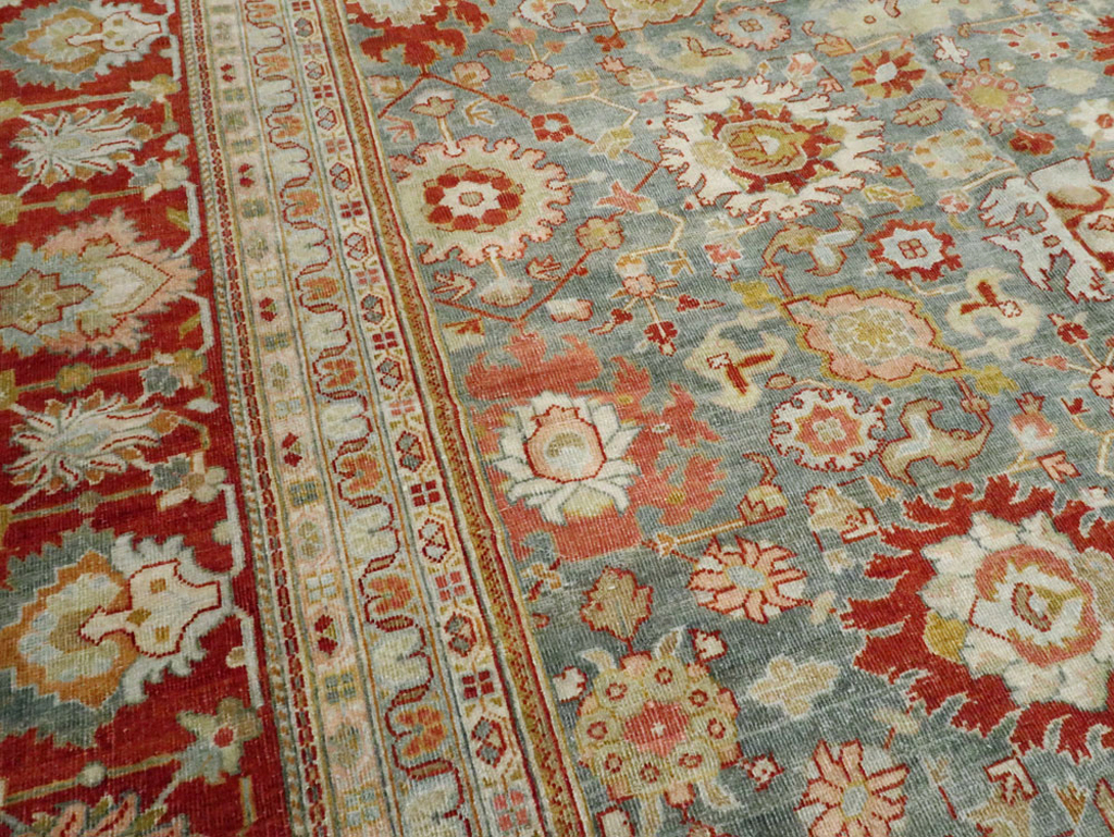 Antique Persian Mahal Carpet, No.24722 - Galerie Shabab
