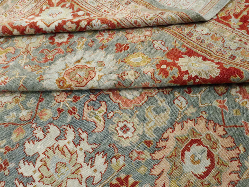 Antique Persian Mahal Carpet, No.24722 - Galerie Shabab