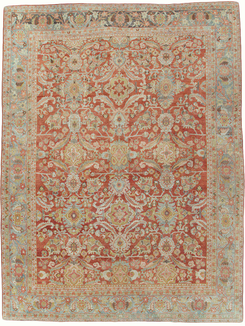 Antique Persian Mahal Carpet, No.24726 - Galerie Shabab