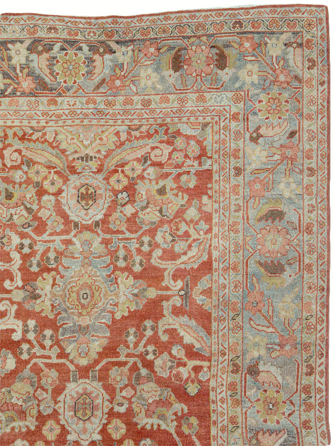 Antique Persian Mahal Carpet, No.24726 - Galerie Shabab