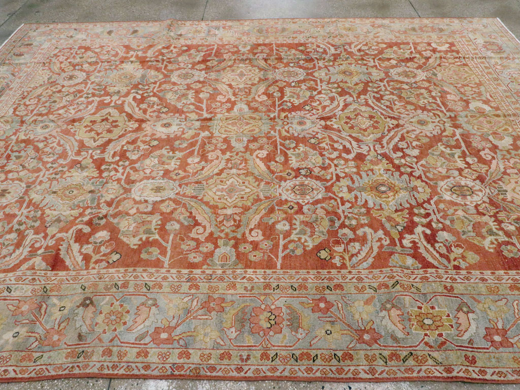 Antique Persian Mahal Carpet, No.24726 - Galerie Shabab
