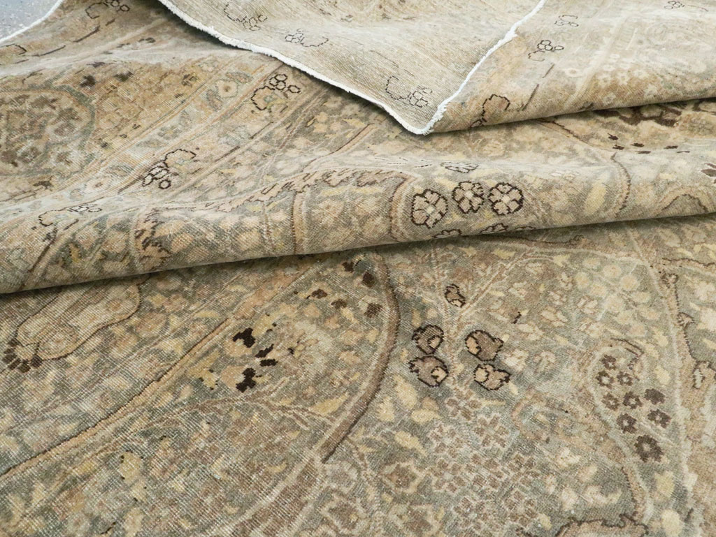 Vintage Persian Tabriz Carpet, No.24734 - Galerie Shabab