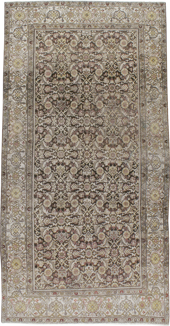 Antique Persian Malayer Gallery Carpet, No.24739 - Galerie Shabab