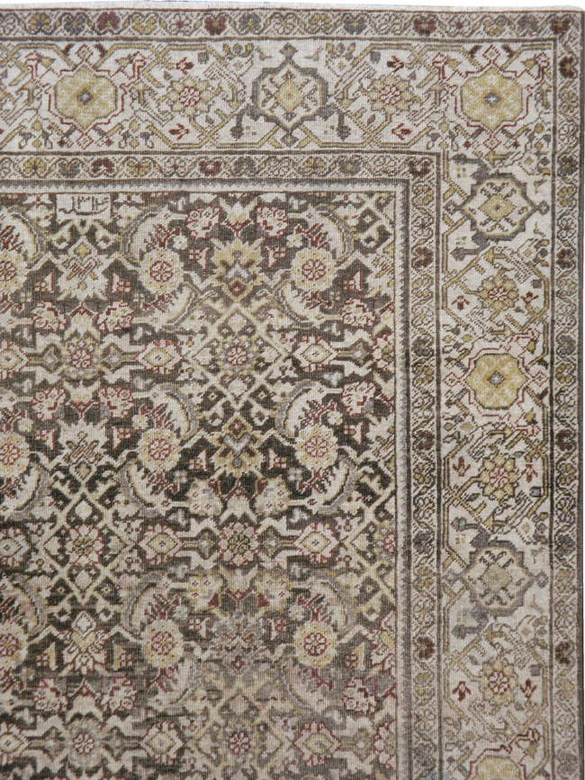 Antique Persian Malayer Gallery Carpet, No.24739 - Galerie Shabab