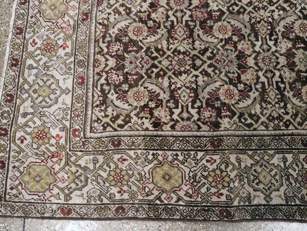 Antique Persian Malayer Gallery Carpet, No.24739 - Galerie Shabab