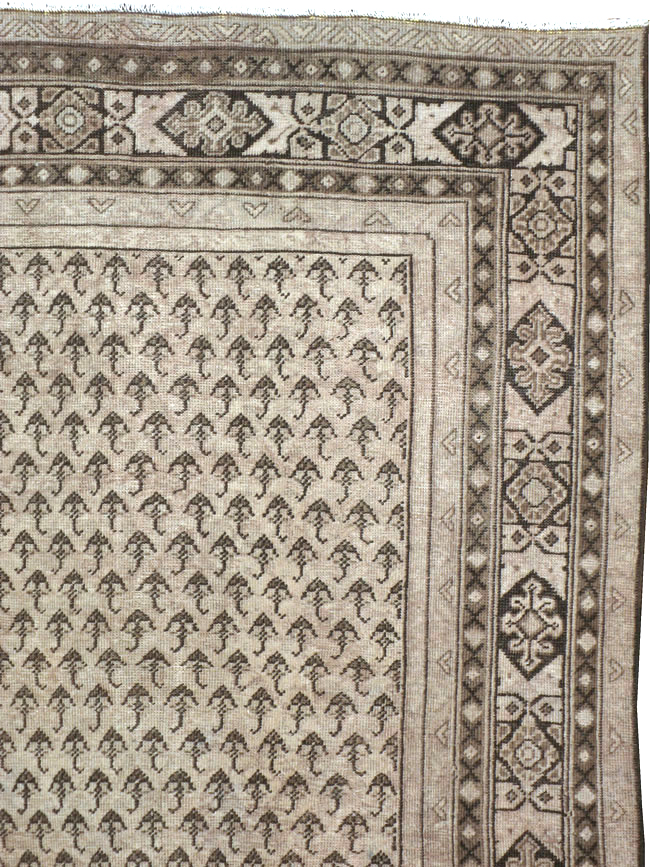 Vintage Persian Mahal Carpet, No.24740 - Galerie Shabab