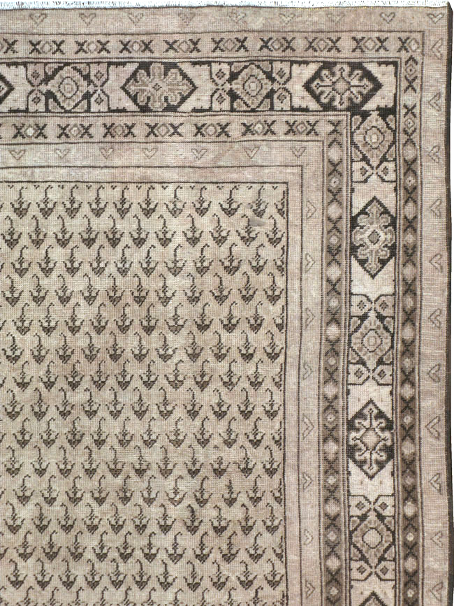 Vintage Persian Mahal Carpet, No.24740 - Galerie Shabab