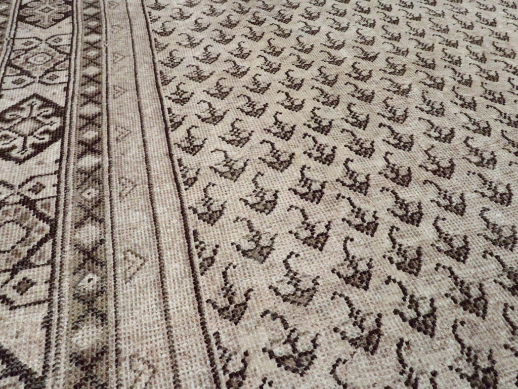 Vintage Persian Mahal Carpet, No.24740 - Galerie Shabab