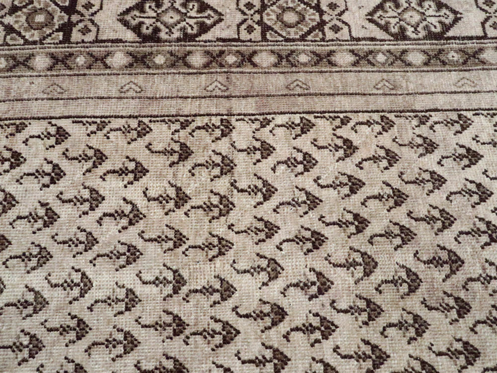 Vintage Persian Mahal Carpet, No.24740 - Galerie Shabab