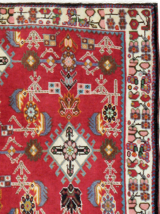 Vintage Persian Shiraz Square Rug (Pair: 1 of 4), No.24741 - Galerie Shabab
