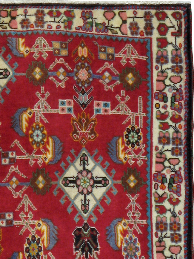 Vintage Persian Shiraz Square Rug (Pair: 1 of 4), No.24741 - Galerie Shabab