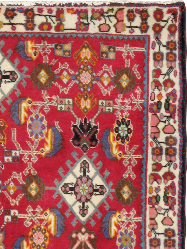 Vintage Persian Shiraz Square Rug (Pair: 2 of 4), No.24742 - Galerie Shabab