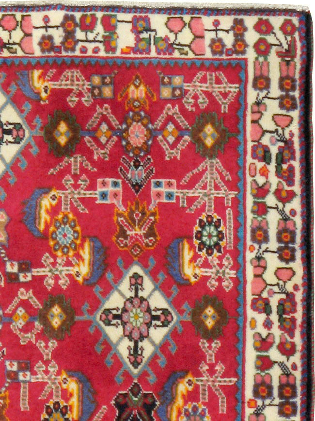 Vintage Persian Shiraz Square Rug (Pair: 2 of 4), No.24742 - Galerie Shabab