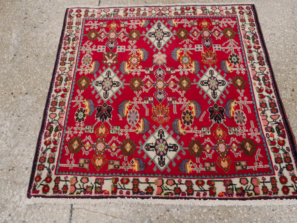 Vintage Persian Shiraz Square Rug (Pair: 2 of 4), No.24742 - Galerie Shabab