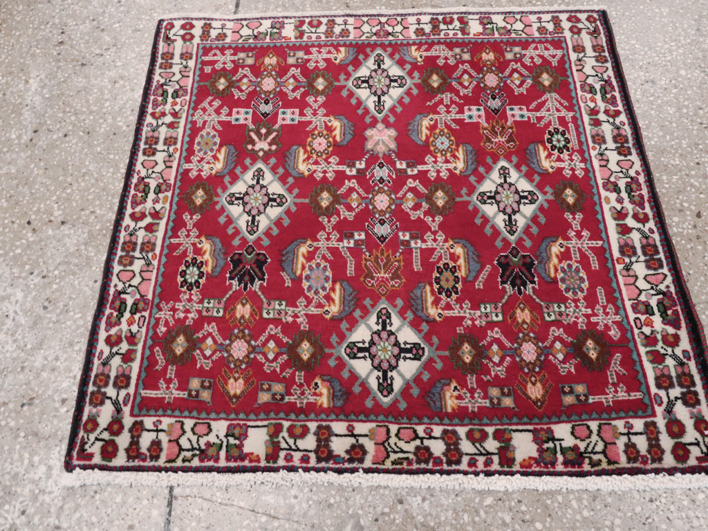Vintage Persian Shiraz Square Rug (Pair: 2 of 4), No.24742 - Galerie Shabab