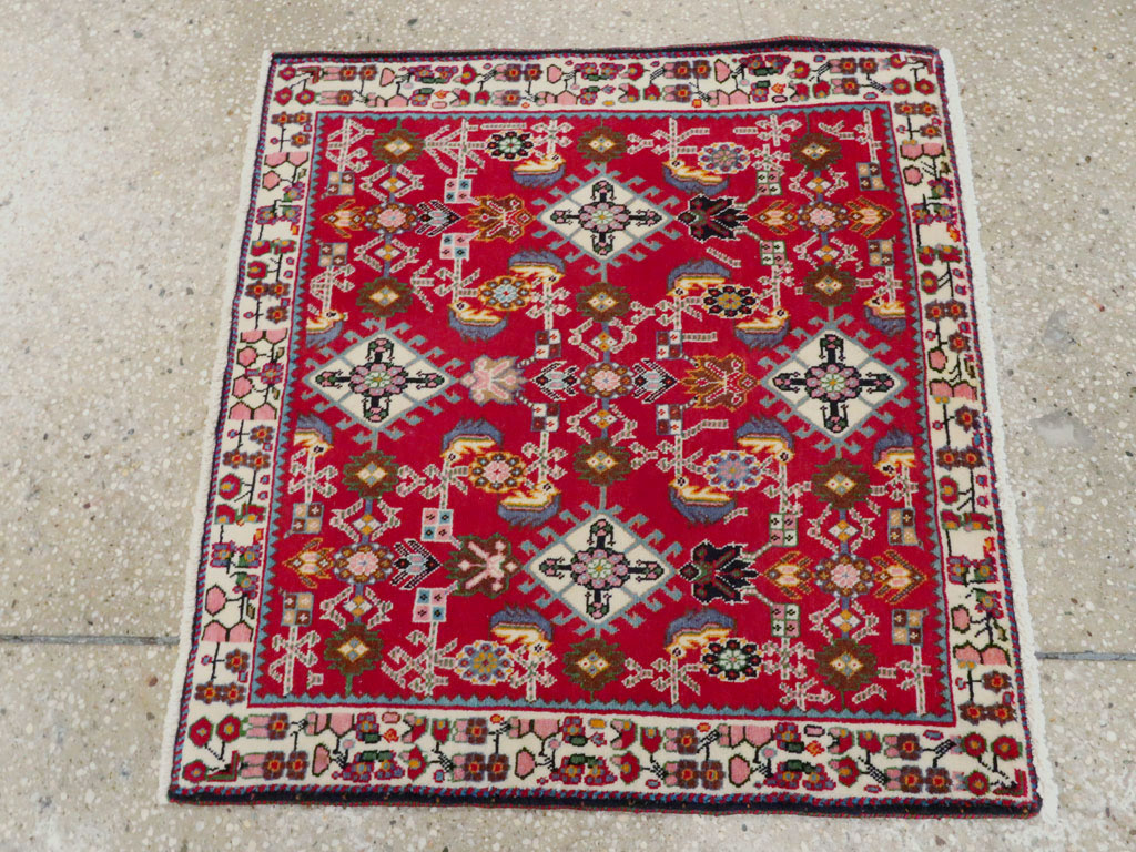 Vintage Persian Shiraz Square Rug (Pair: 2 of 4), No.24742 - Galerie Shabab
