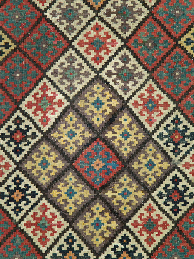 Antique Persian Flat-weave Kilim, No.24747 - Galerie Shabab