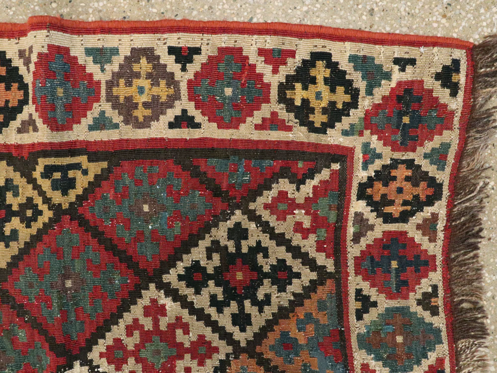 Antique Persian Flat-weave Kilim, No.24747 - Galerie Shabab