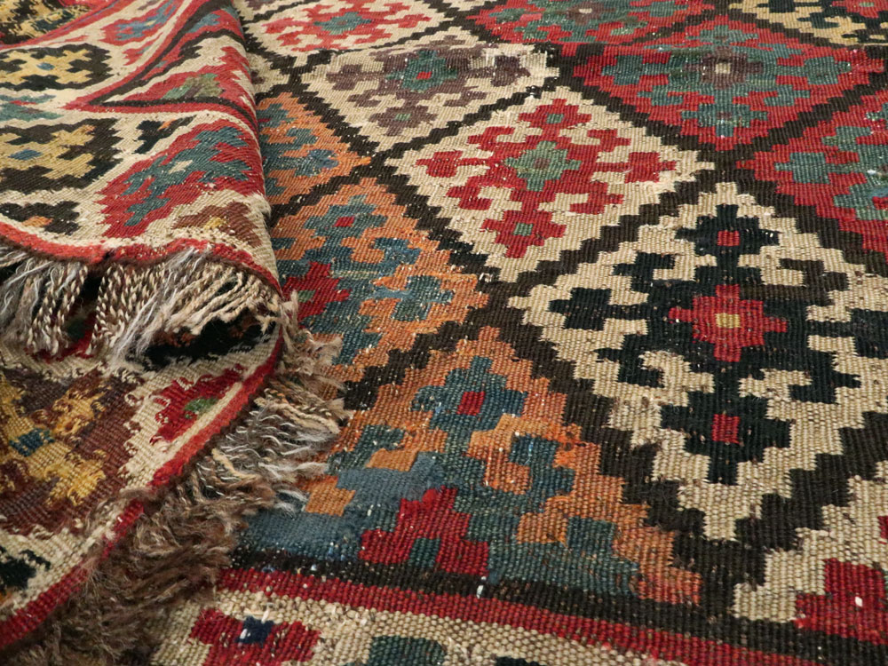 Antique Persian Flat-weave Kilim, No.24747 - Galerie Shabab