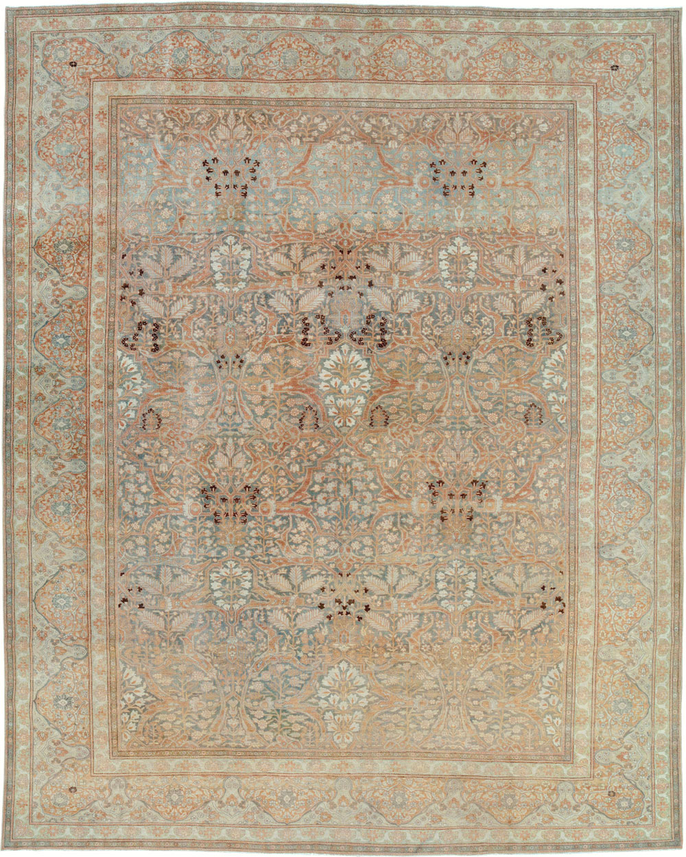Antique Persian Tabriz Carpet, No.24750 - Galerie Shabab