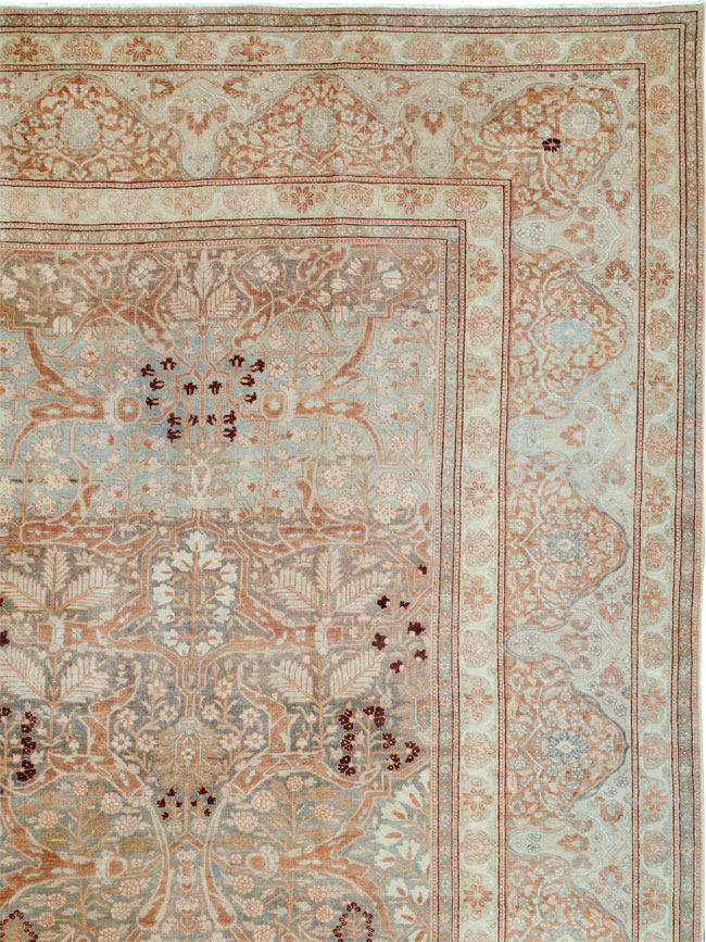 Antique Persian Tabriz Carpet, No.24750 - Galerie Shabab