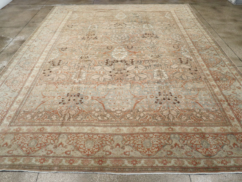 Antique Persian Tabriz Carpet, No.24750 - Galerie Shabab