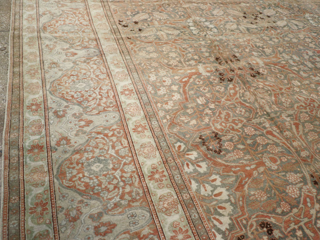 Antique Persian Tabriz Carpet, No.24750 - Galerie Shabab