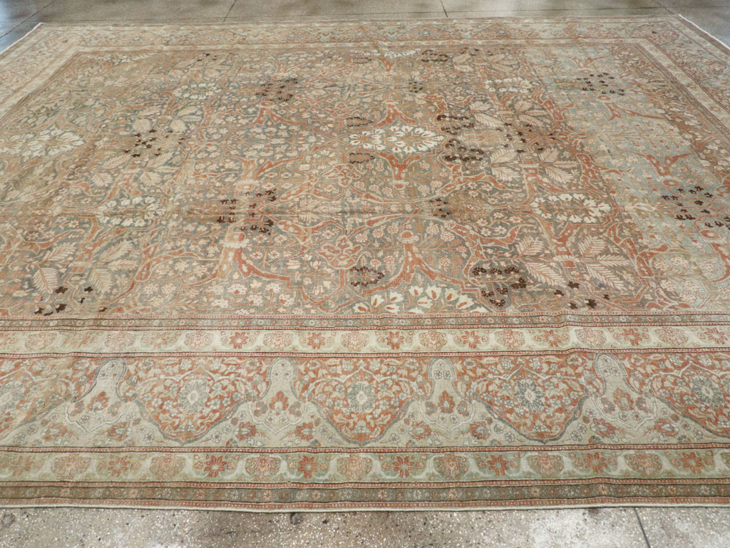 Antique Persian Tabriz Carpet, No.24750 - Galerie Shabab