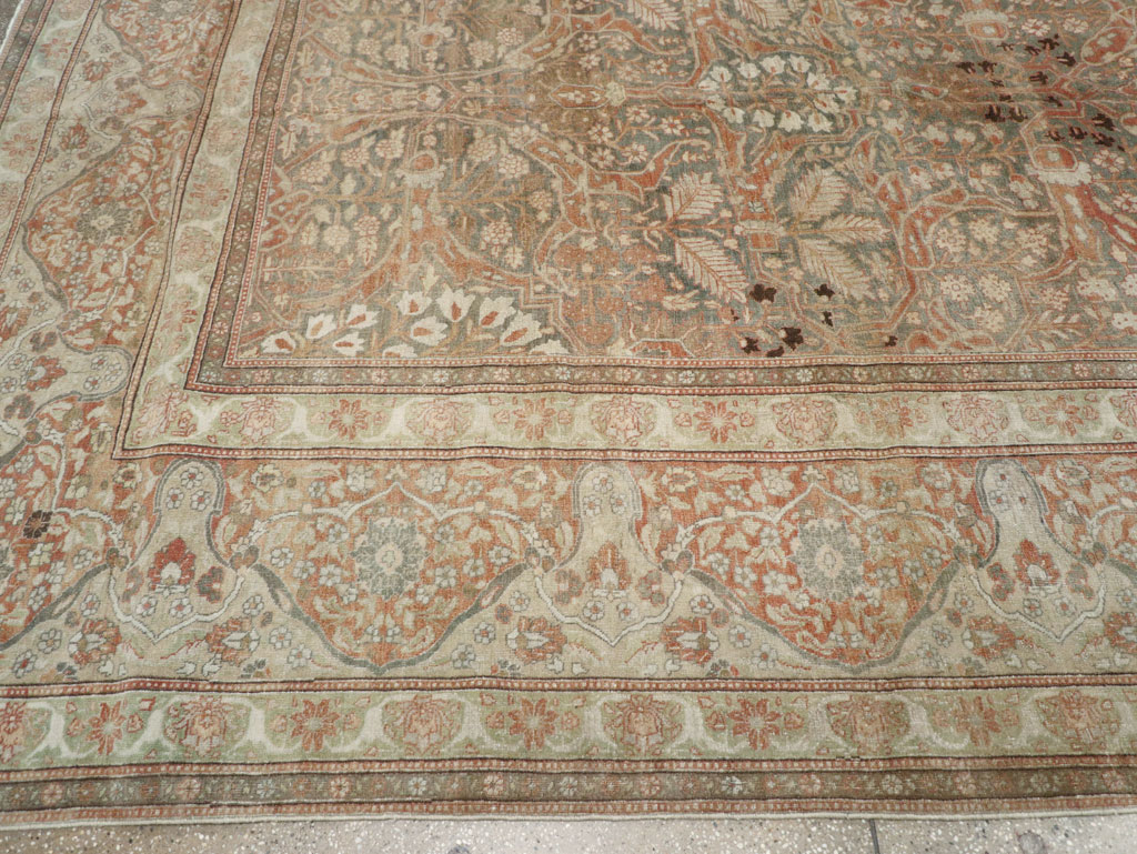 Antique Persian Tabriz Carpet, No.24750 - Galerie Shabab