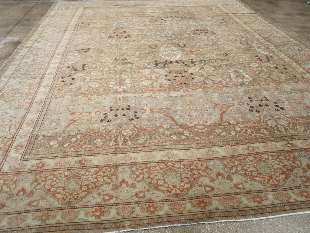 Antique Persian Tabriz Carpet, No.24750 - Galerie Shabab