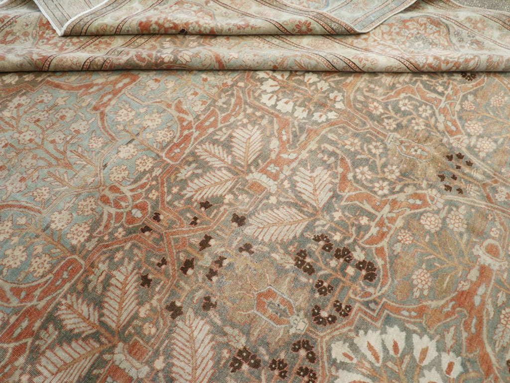 Antique Persian Tabriz Carpet, No.24750 - Galerie Shabab