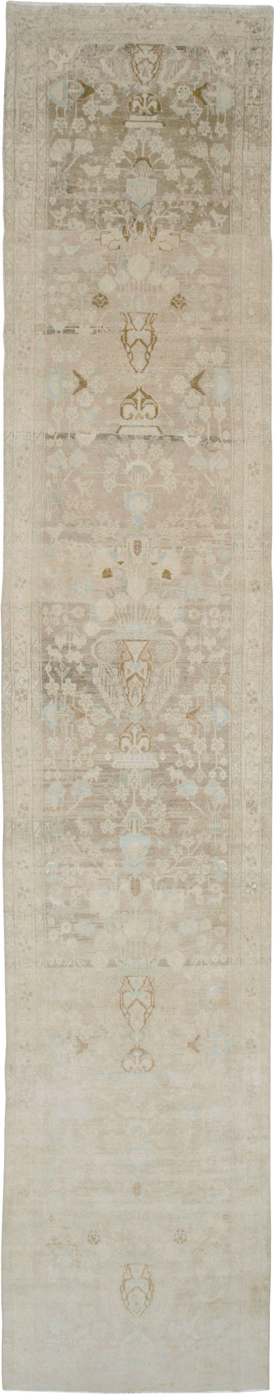 Vintage Persian Malayer Wide Gallery Runner, No.24753 - Galerie Shabab