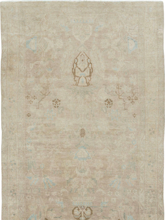Vintage Persian Malayer Wide Gallery Runner, No.24753 - Galerie Shabab