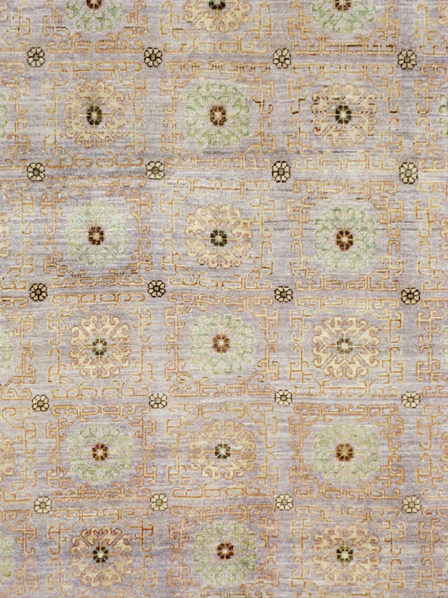 Vintage East Turkestan Khotan Carpet, No.24761 - Galerie Shabab