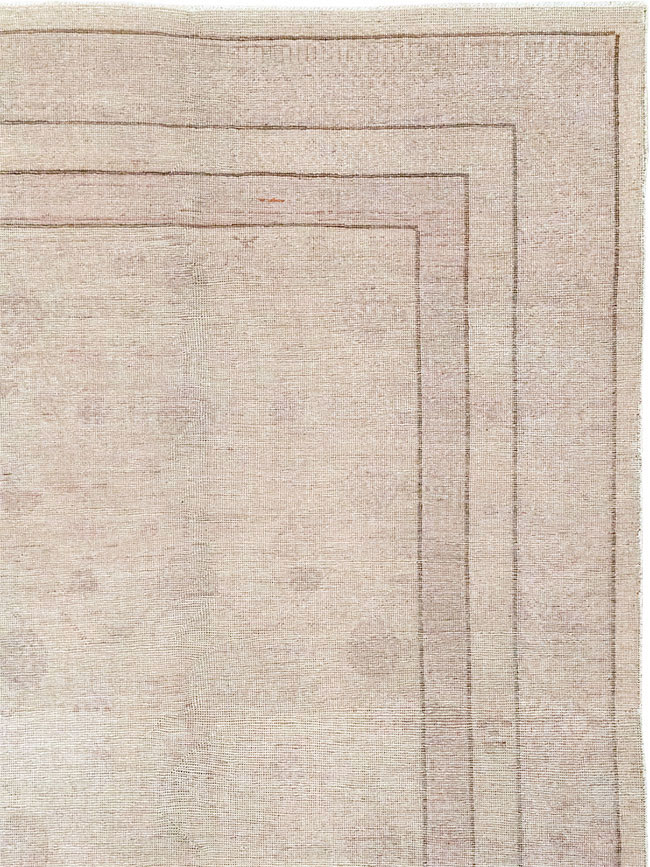 Vintage East Turkestan Khotan Carpet, No.24762 - Galerie Shabab