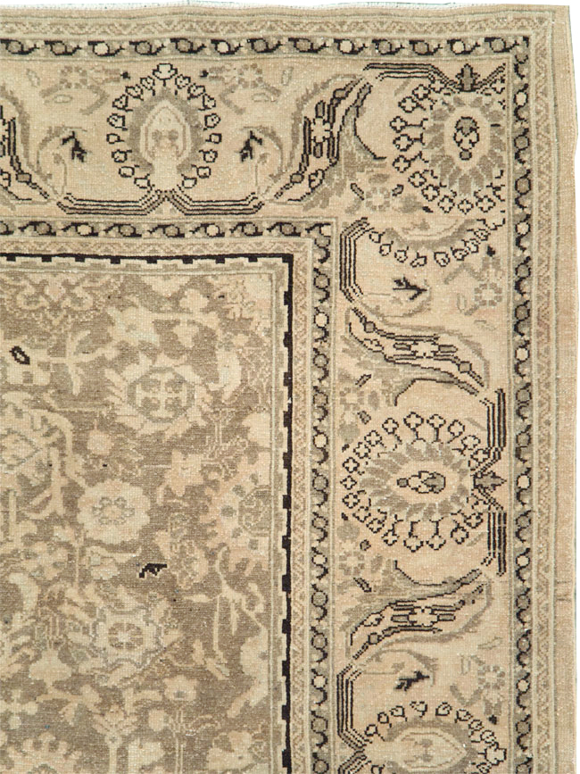 Vintage Persian Malayer Square Accent Carpet, No.24764 - Galerie Shabab