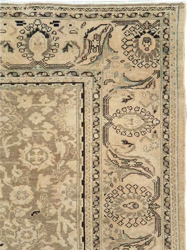 Vintage Persian Malayer Square Accent Carpet, No.24764 - Galerie Shabab
