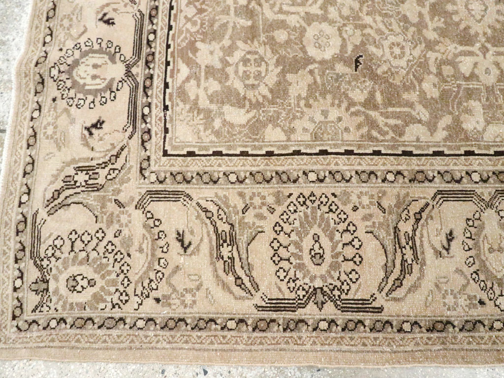 Vintage Persian Malayer Square Accent Carpet, No.24764 - Galerie Shabab