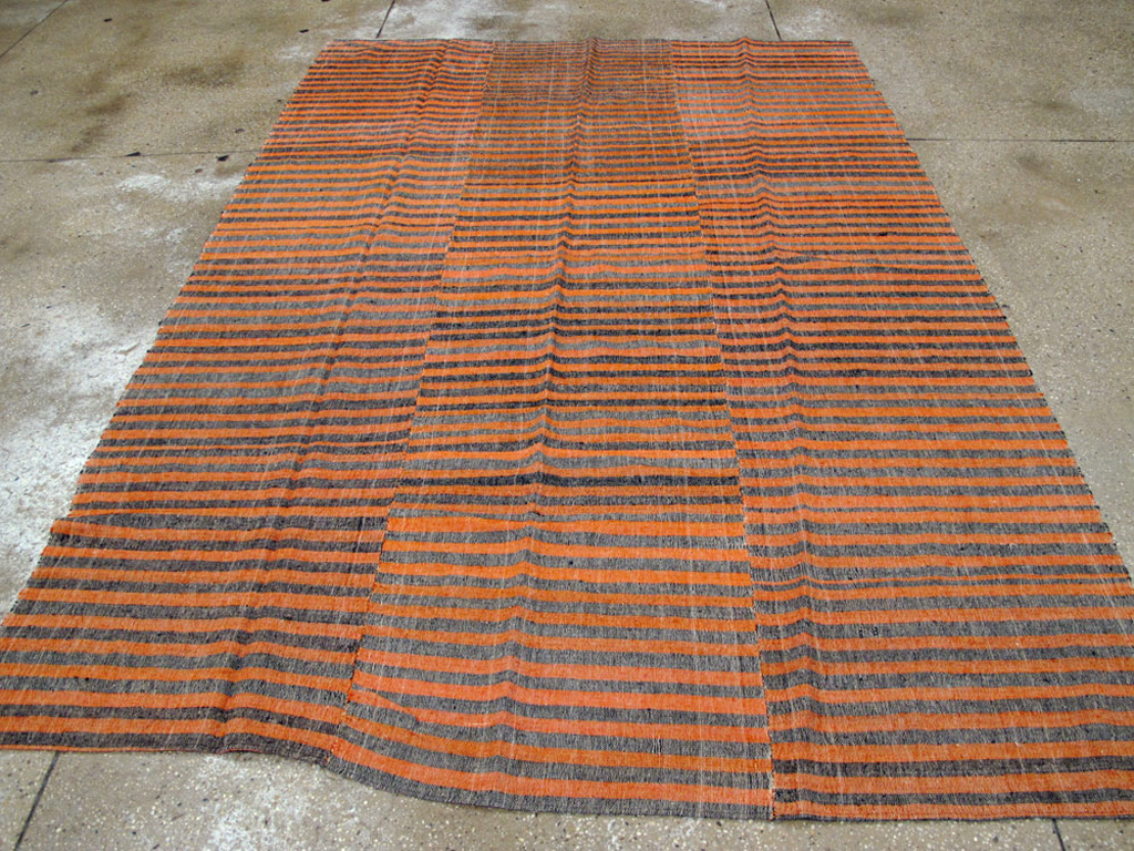 Vintage Turkish Flat-weave Kilim, No.24771 - Galerie Shabab