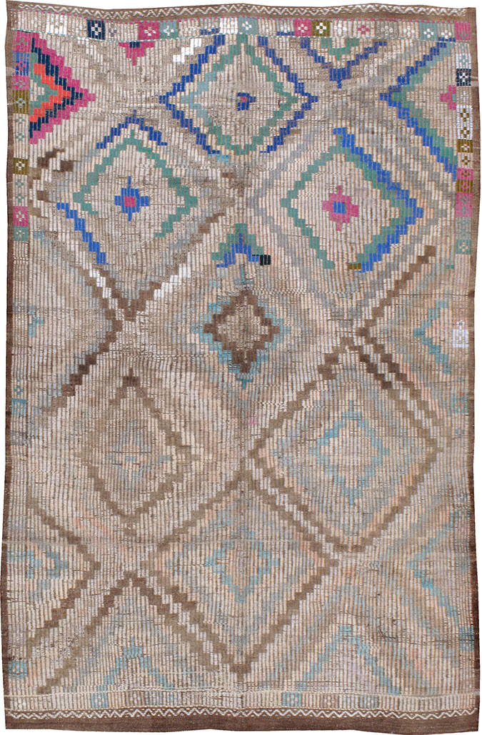 Vintage Turkish Flatweave, No.24780 - Galerie Shabab
