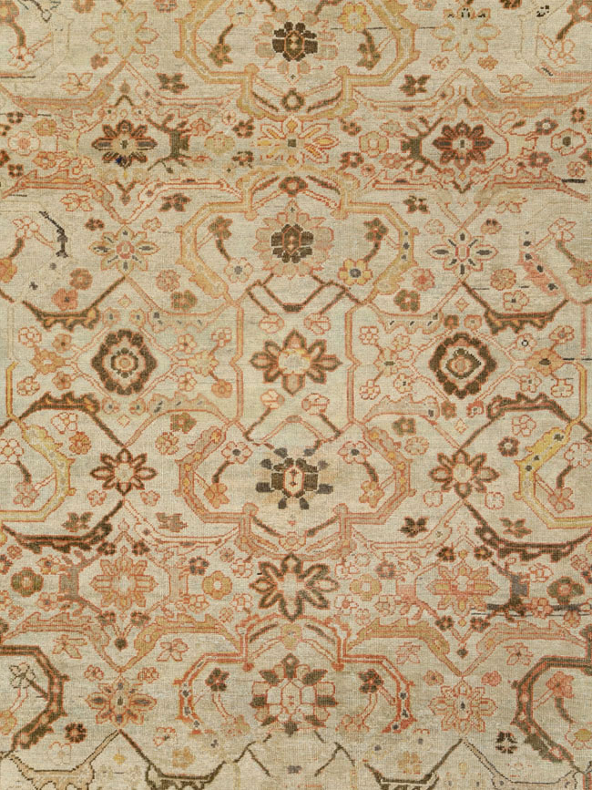 Antique Persian Mahal Carpet, No.24789 - Galerie Shabab