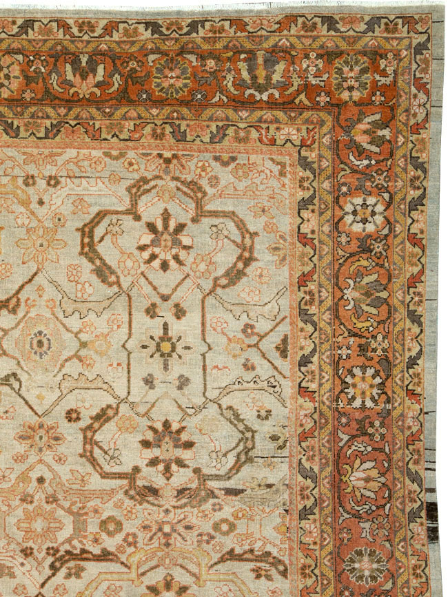 Antique Persian Mahal Carpet, No.24789 - Galerie Shabab