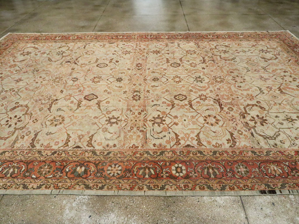 Antique Persian Mahal Carpet, No.24789 - Galerie Shabab