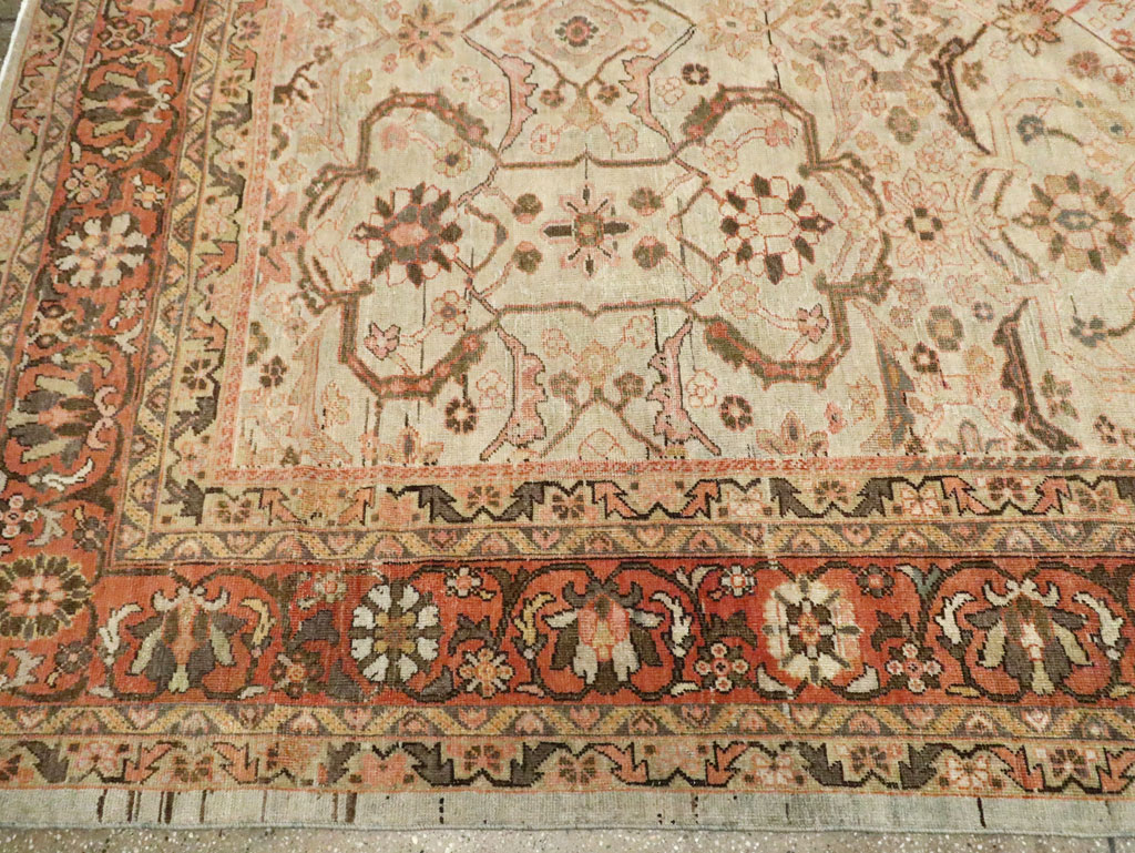 Antique Persian Mahal Carpet, No.24789 - Galerie Shabab