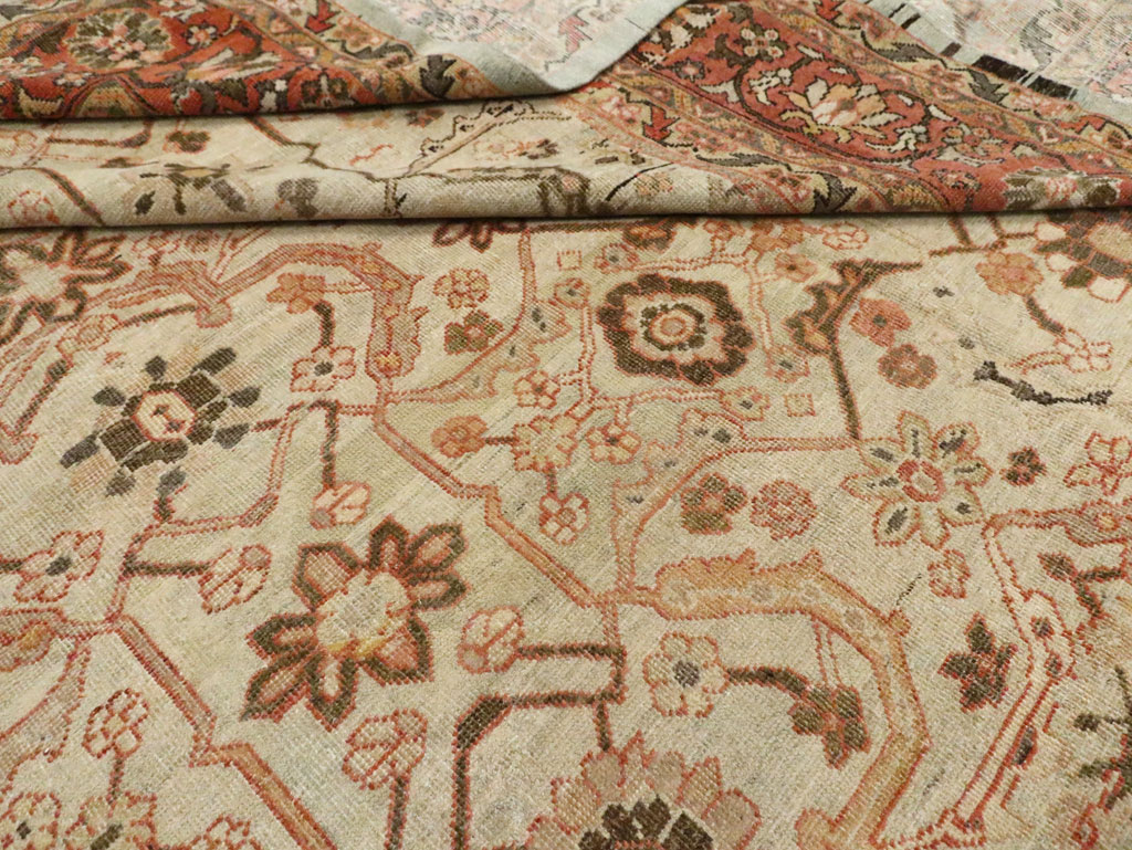 Antique Persian Mahal Carpet, No.24789 - Galerie Shabab