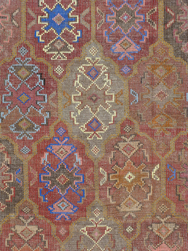 Vintage Flat Weave Rug, No.24795 - Galerie Shabab