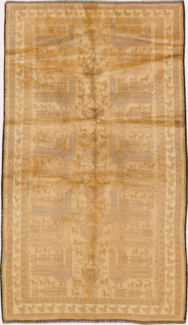 Vintage Persian Baluch Rug, No.24799 - Galerie Shabab